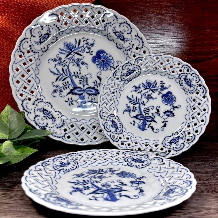 ブルーダニューブ ロイヤルプレート 盛り皿 銘々皿 ケーキ皿 3点お